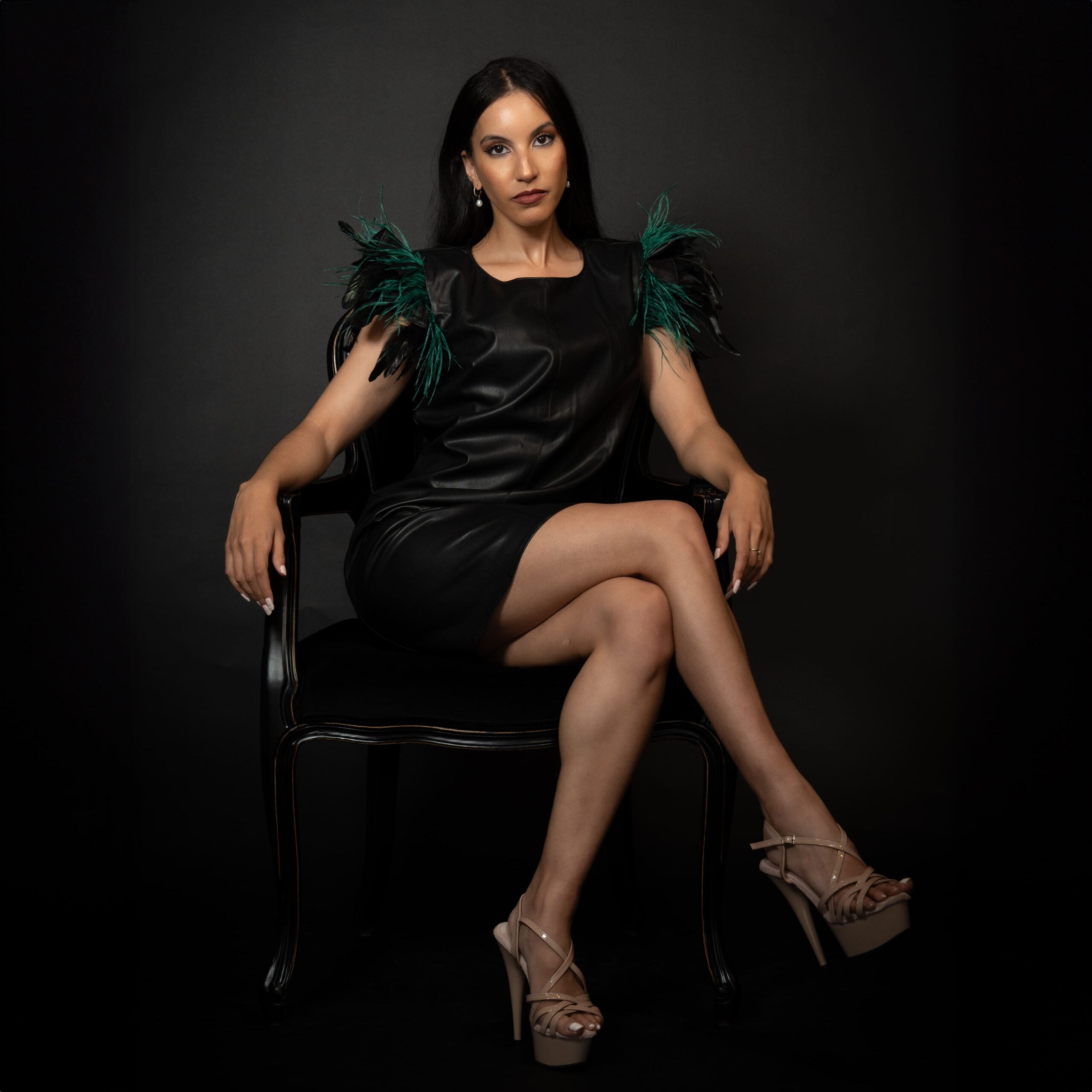 Aviary Feather Dress