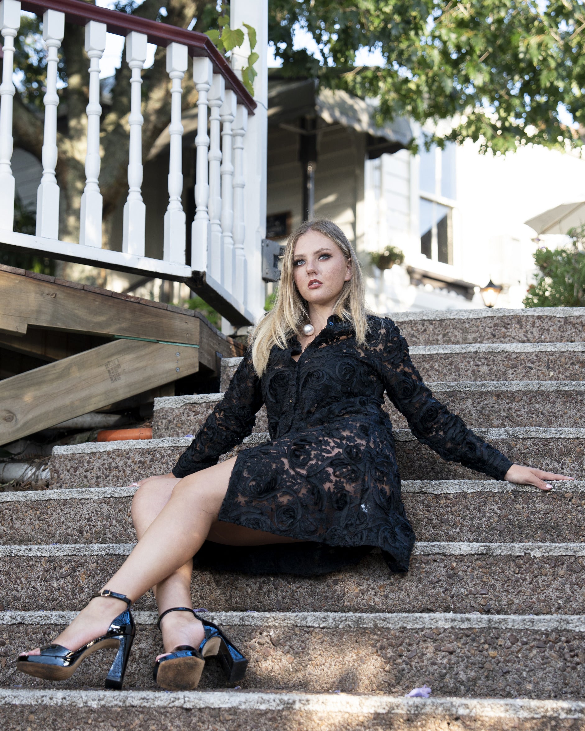 Black Lace Dress