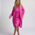 Blush Sequin Dress with Jacket