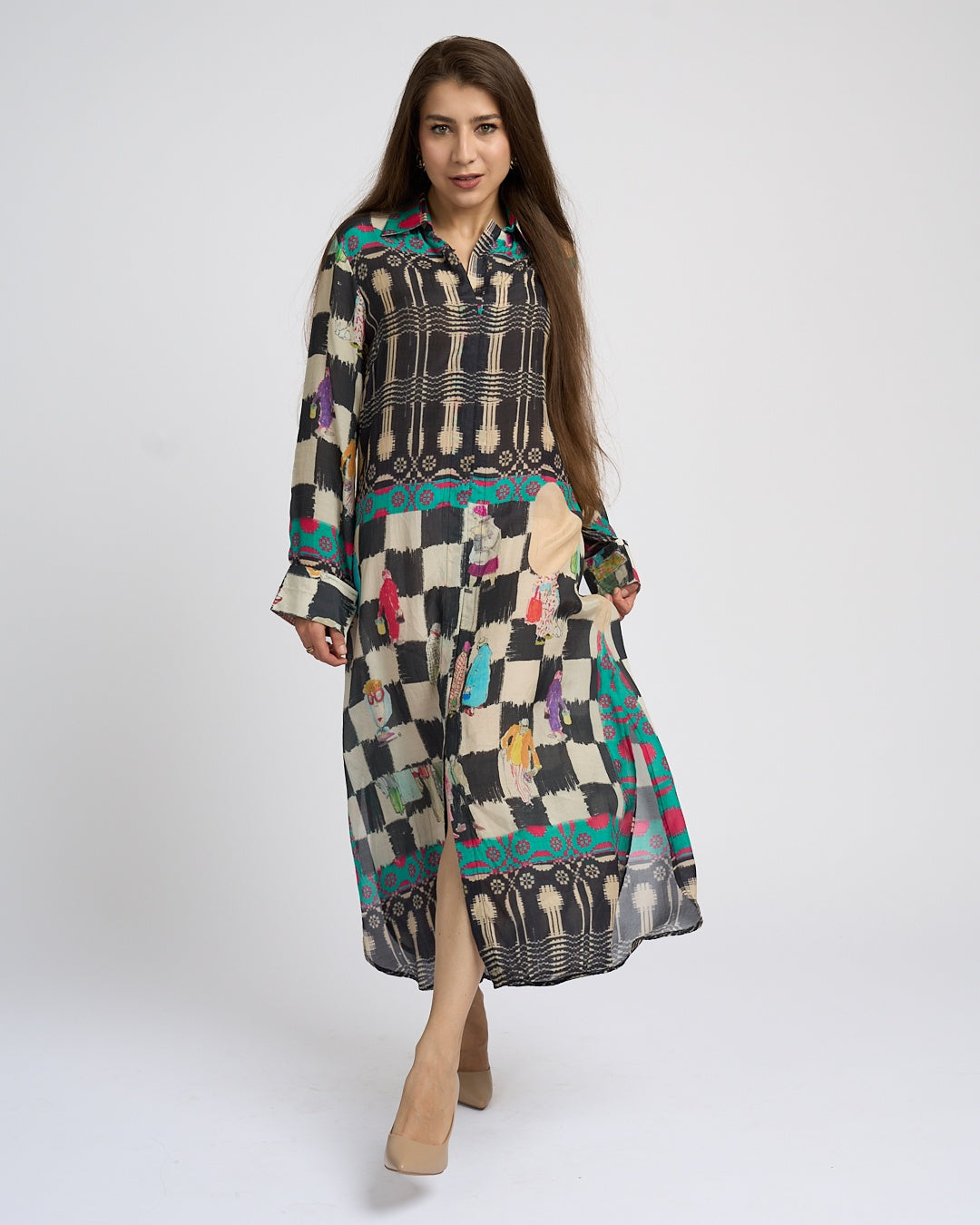 Boheme Luxe Shirt Dress