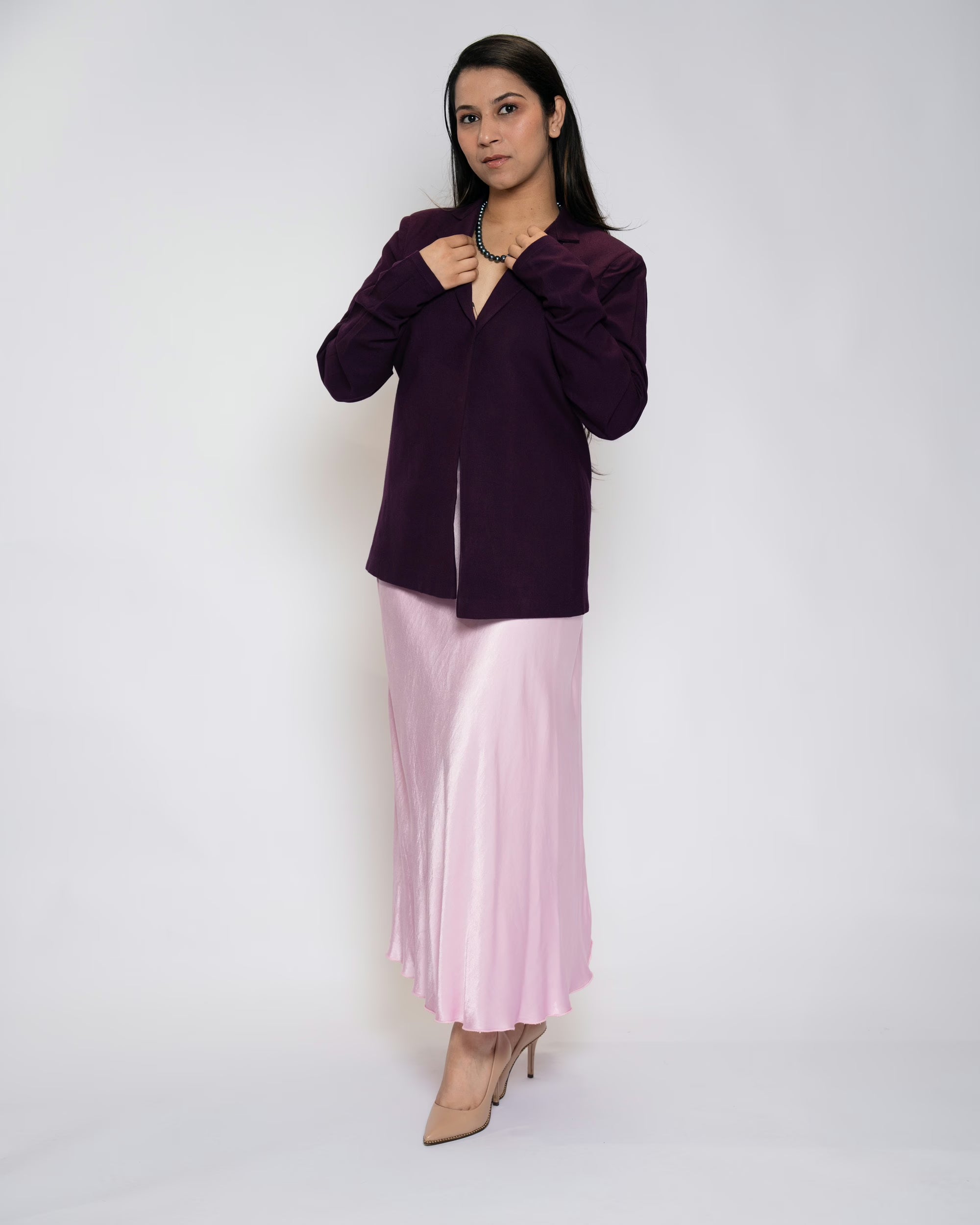 Pink Mist Bias Skirt - Pink, One Size (Fits S to XL)