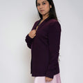 Deep Plum Classic Jacket - Deep Plum, S