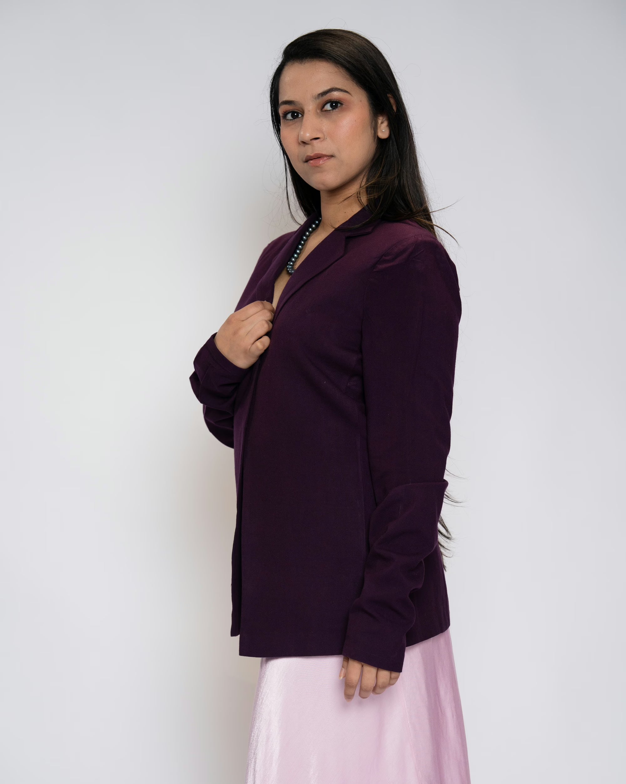 Deep Plum Classic Jacket - Deep Plum, S