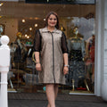 Gold Bonded Crushed Dress