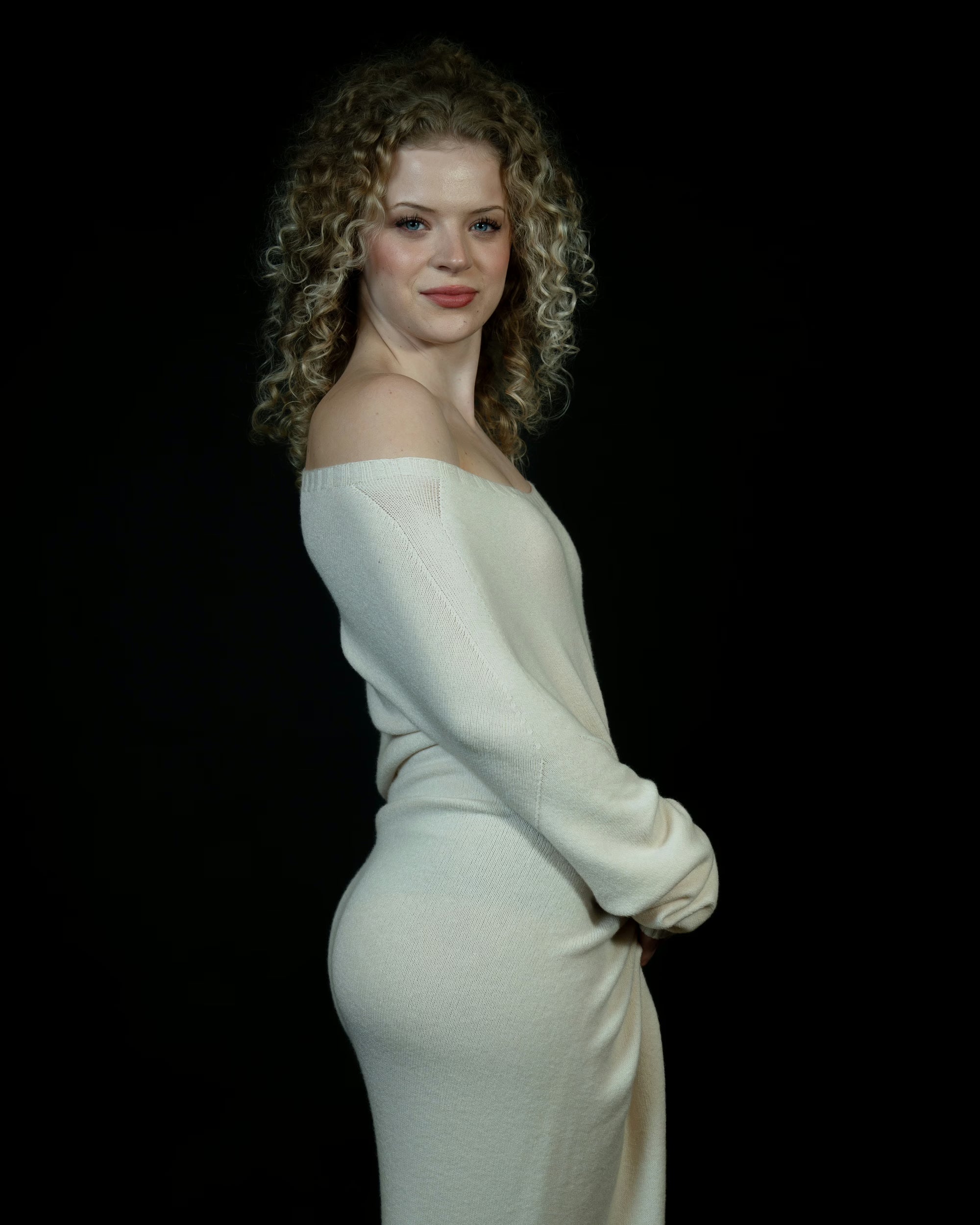Ivory Ember Knit Dress