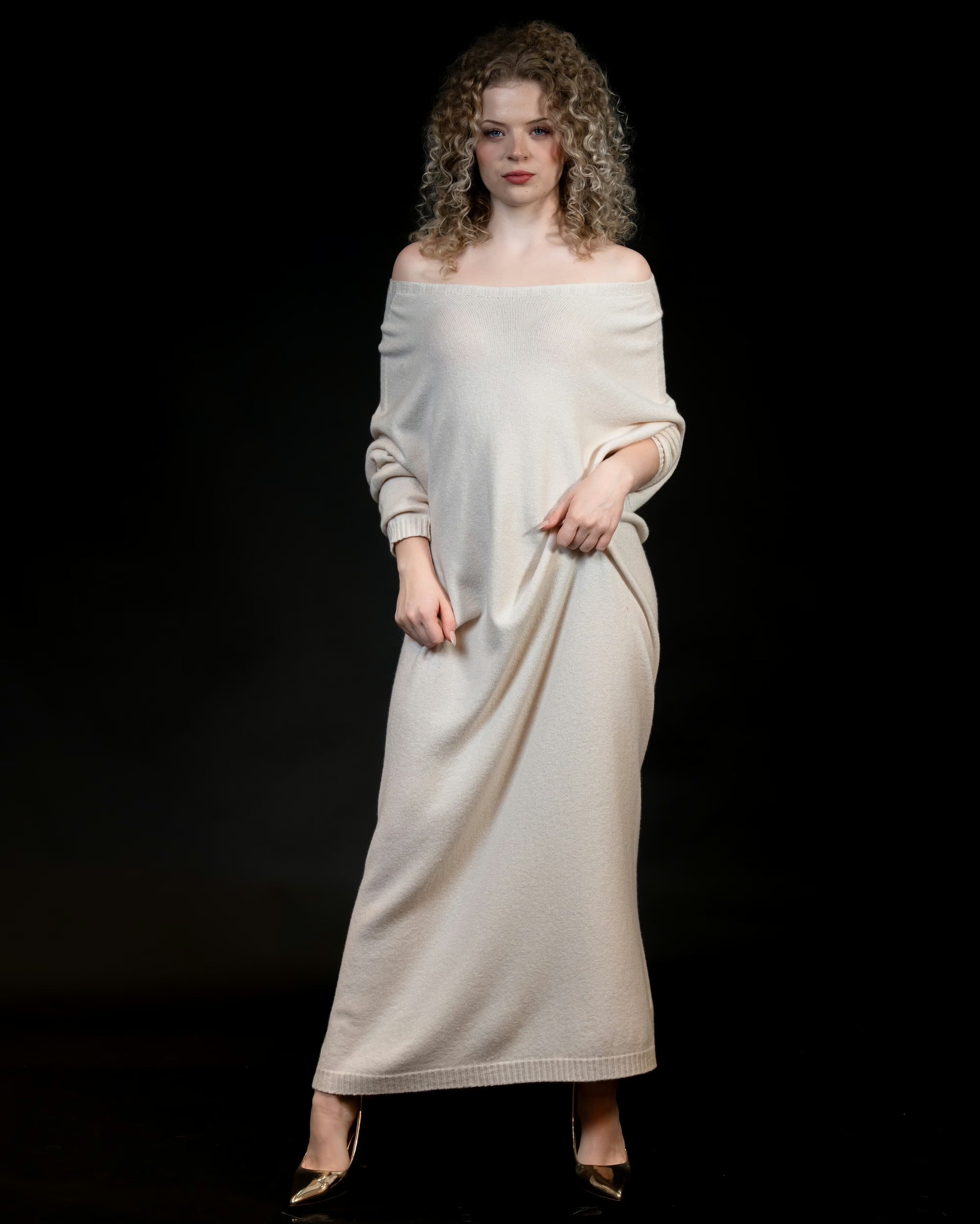Ivory Ember Knit Dress