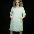 Ivory Tweed Dress