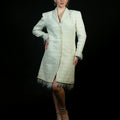 Ivory Tweed Empress Coat