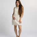 Ivory Fringe Dress