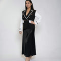 Silk Noir Bias Skirt - Black, One Size (Fits S to XL)