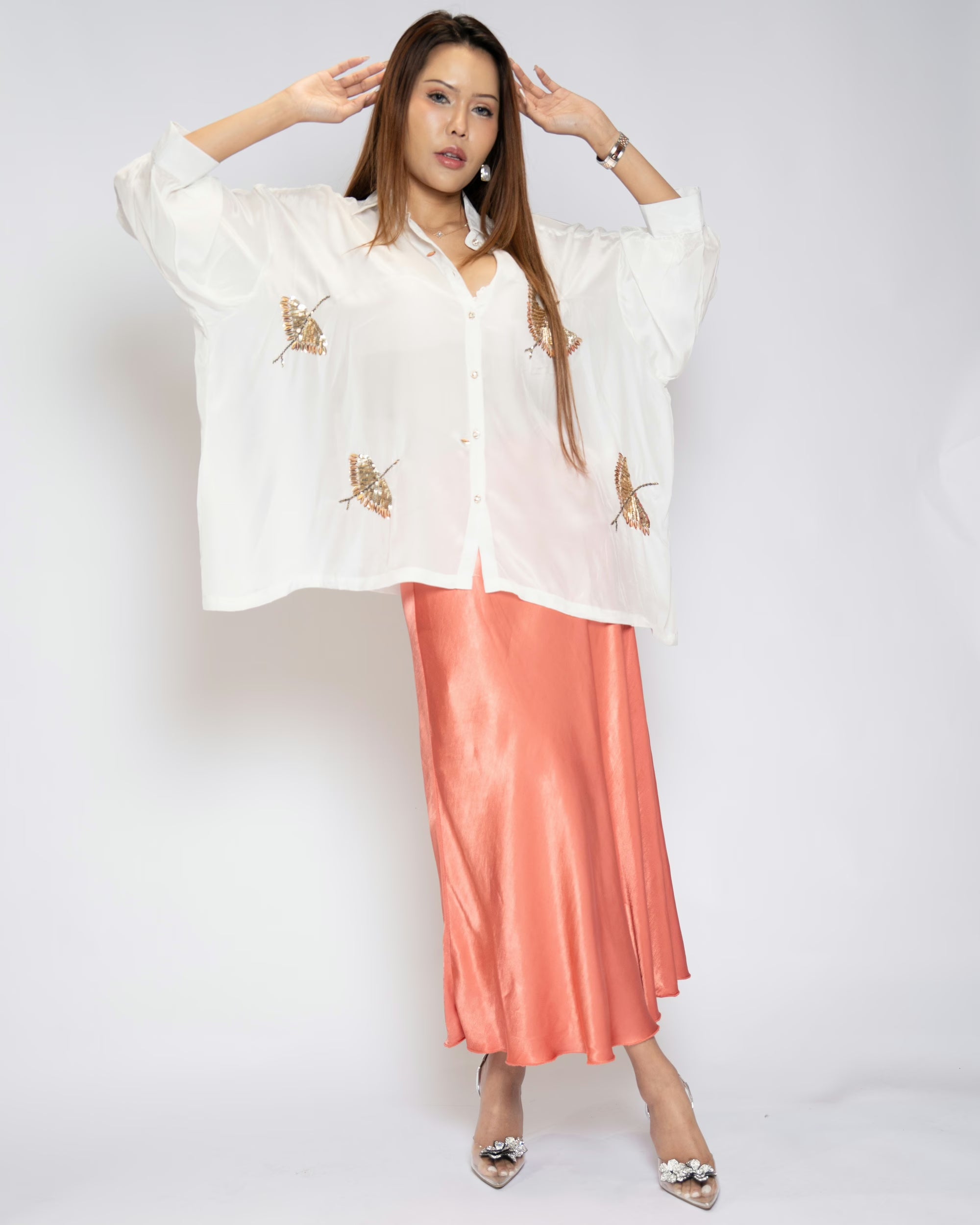 Pearl Flutter Blouse
