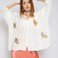 Pearl Flutter Blouse