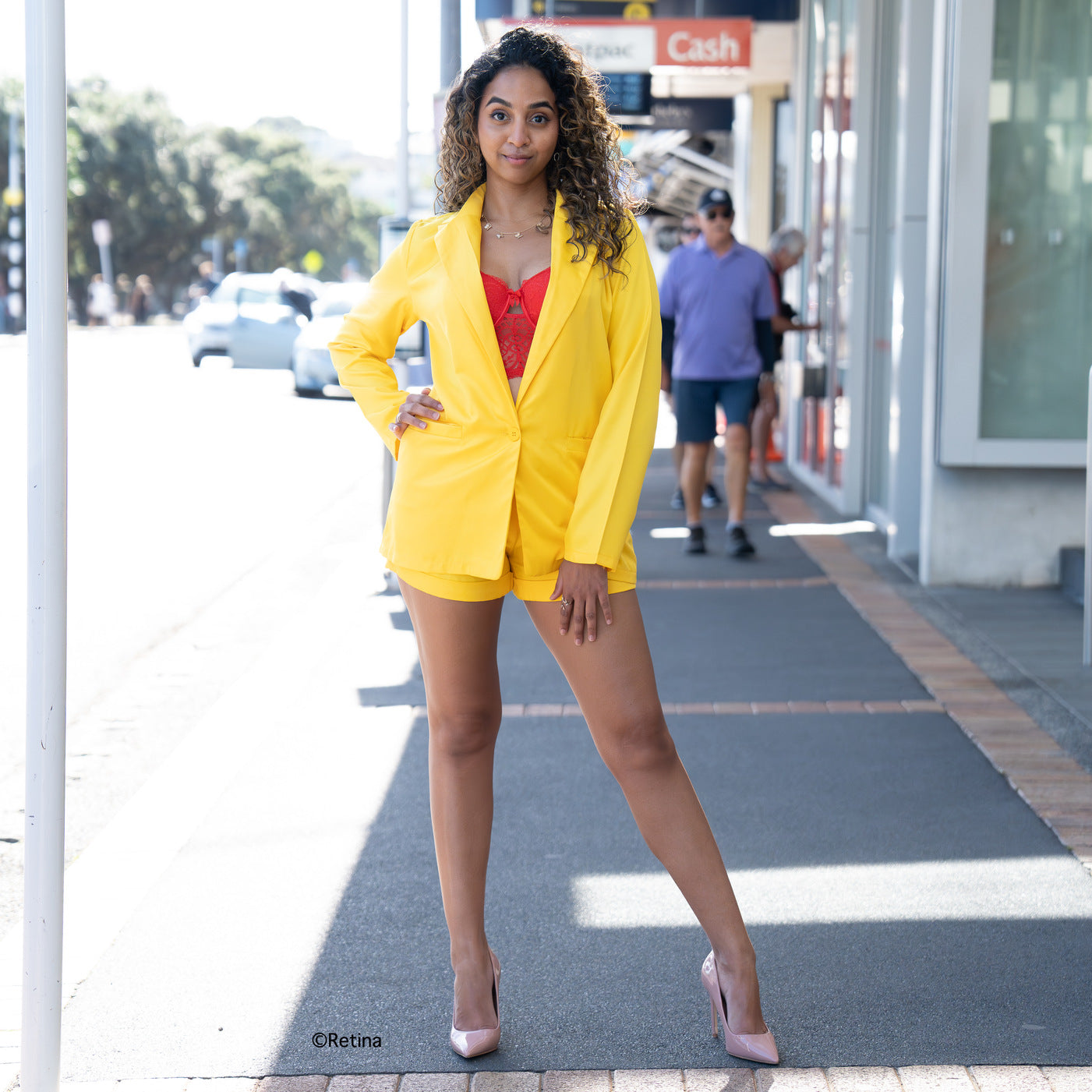 Perfect Harmony Shorts Blazer Set