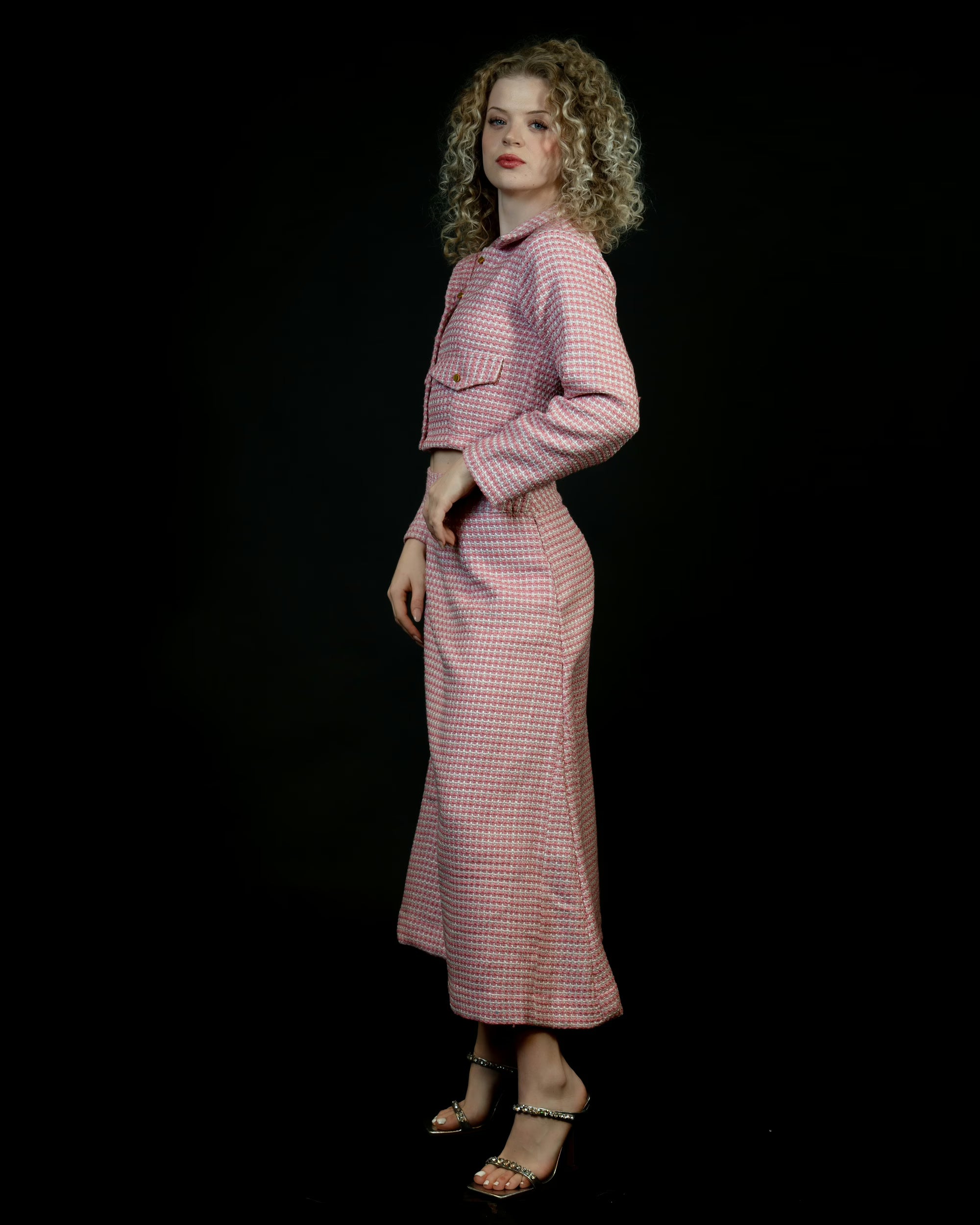 Pink Tweed Tapestry