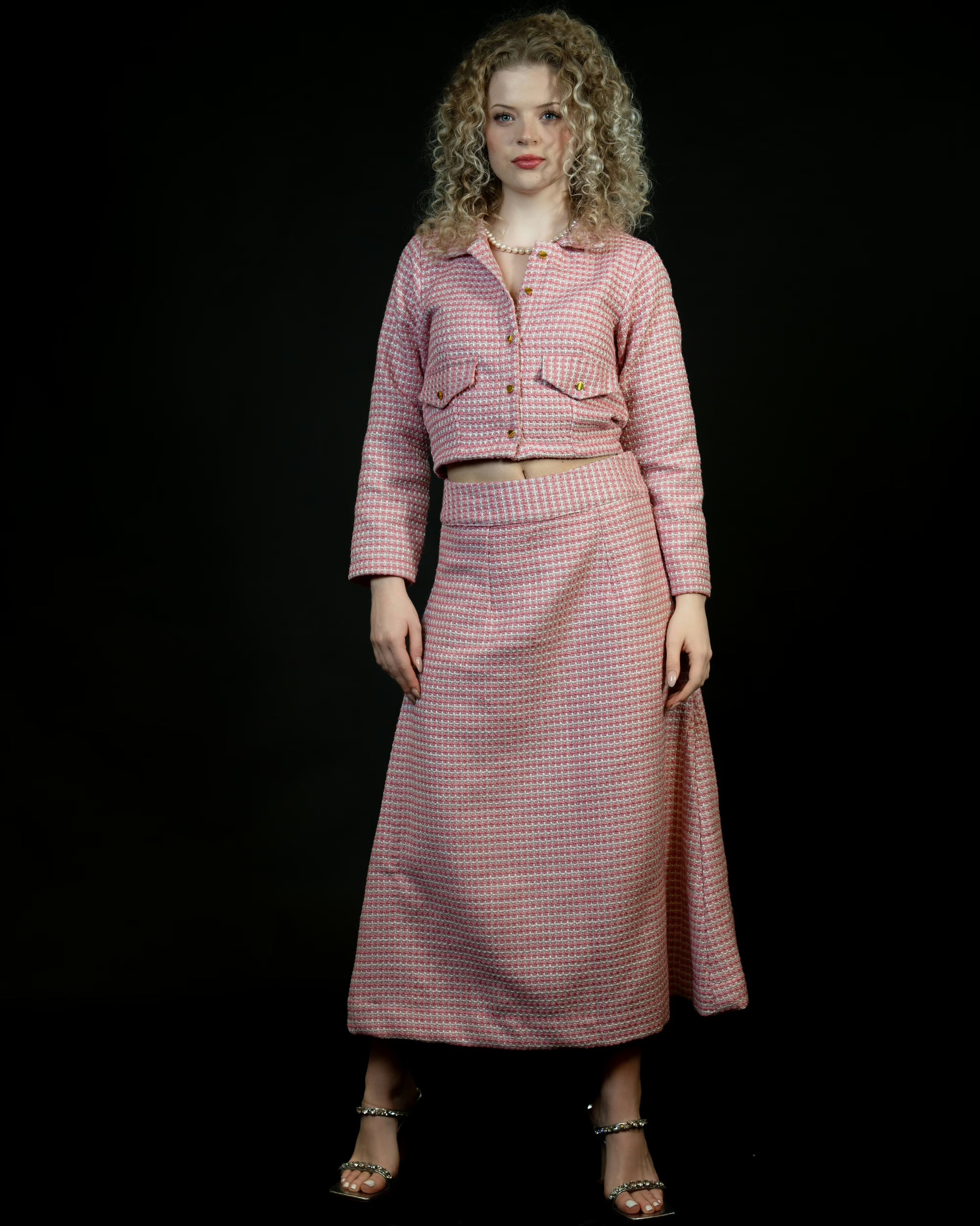 Pink Tweed Tapestry