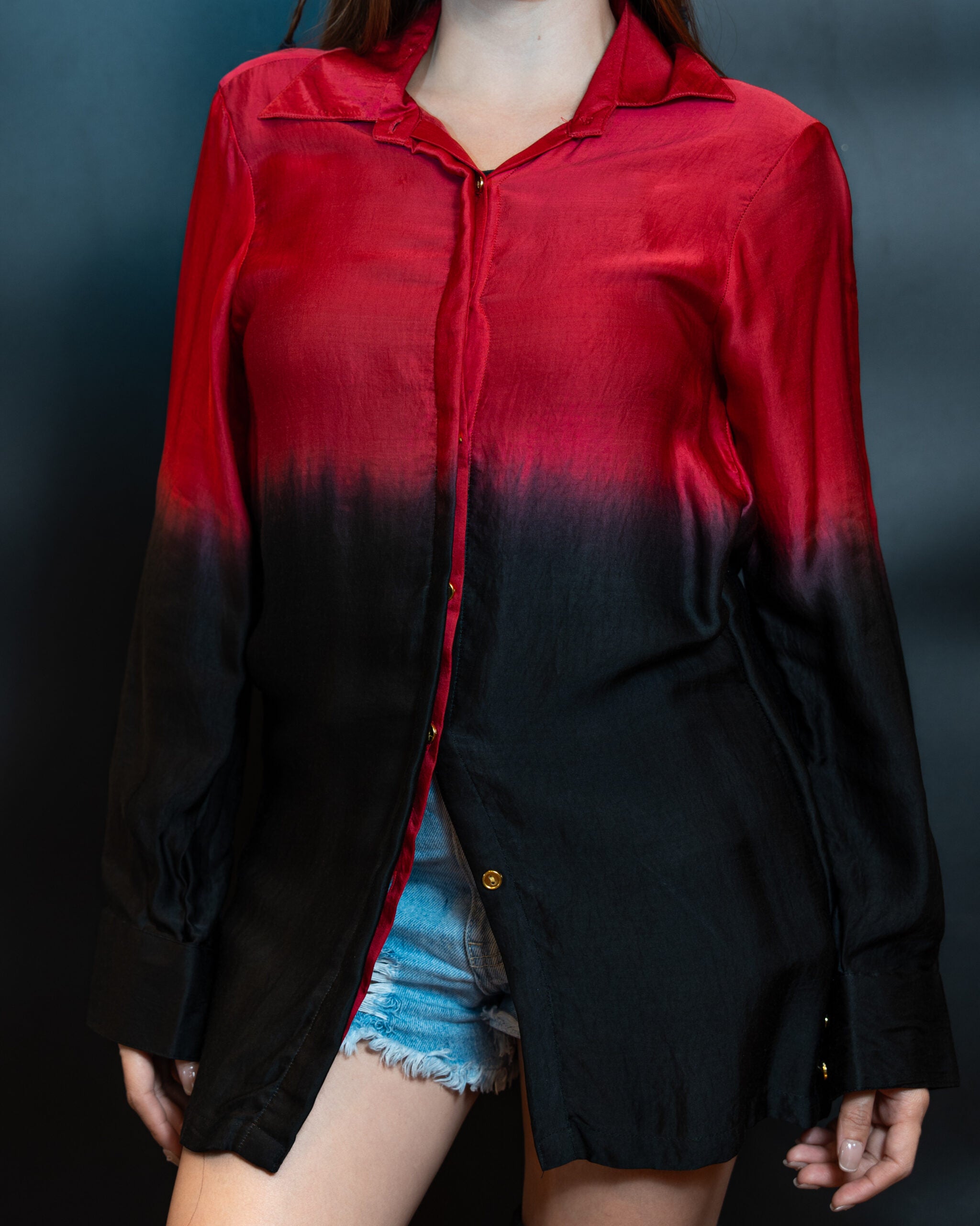 Red Tie-Dye Shirt