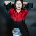 Red Tie-Dye Shirt