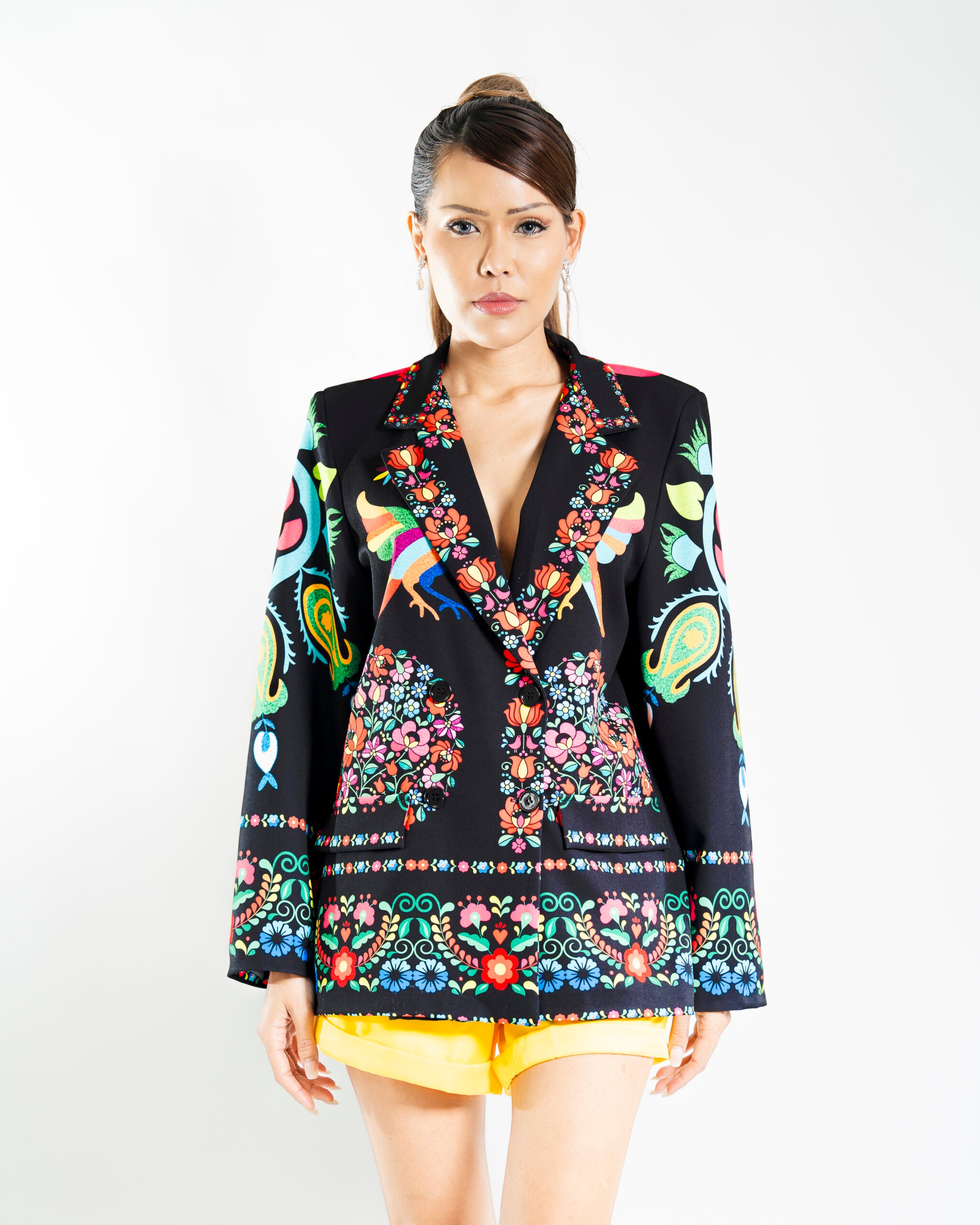 Classic Floral Blazer