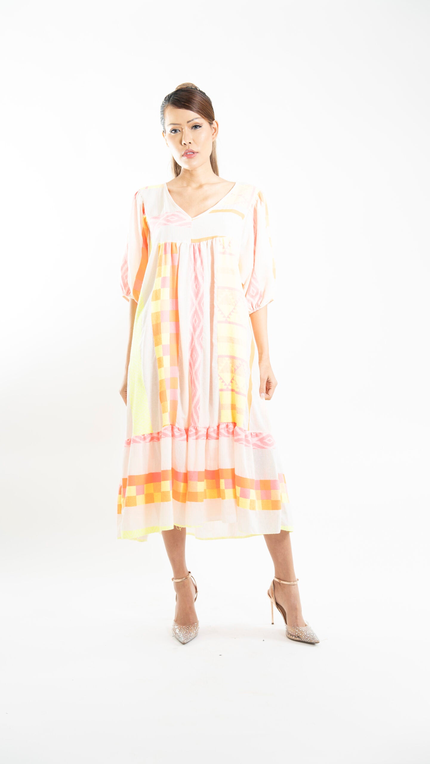 SS Lino Neon Dress