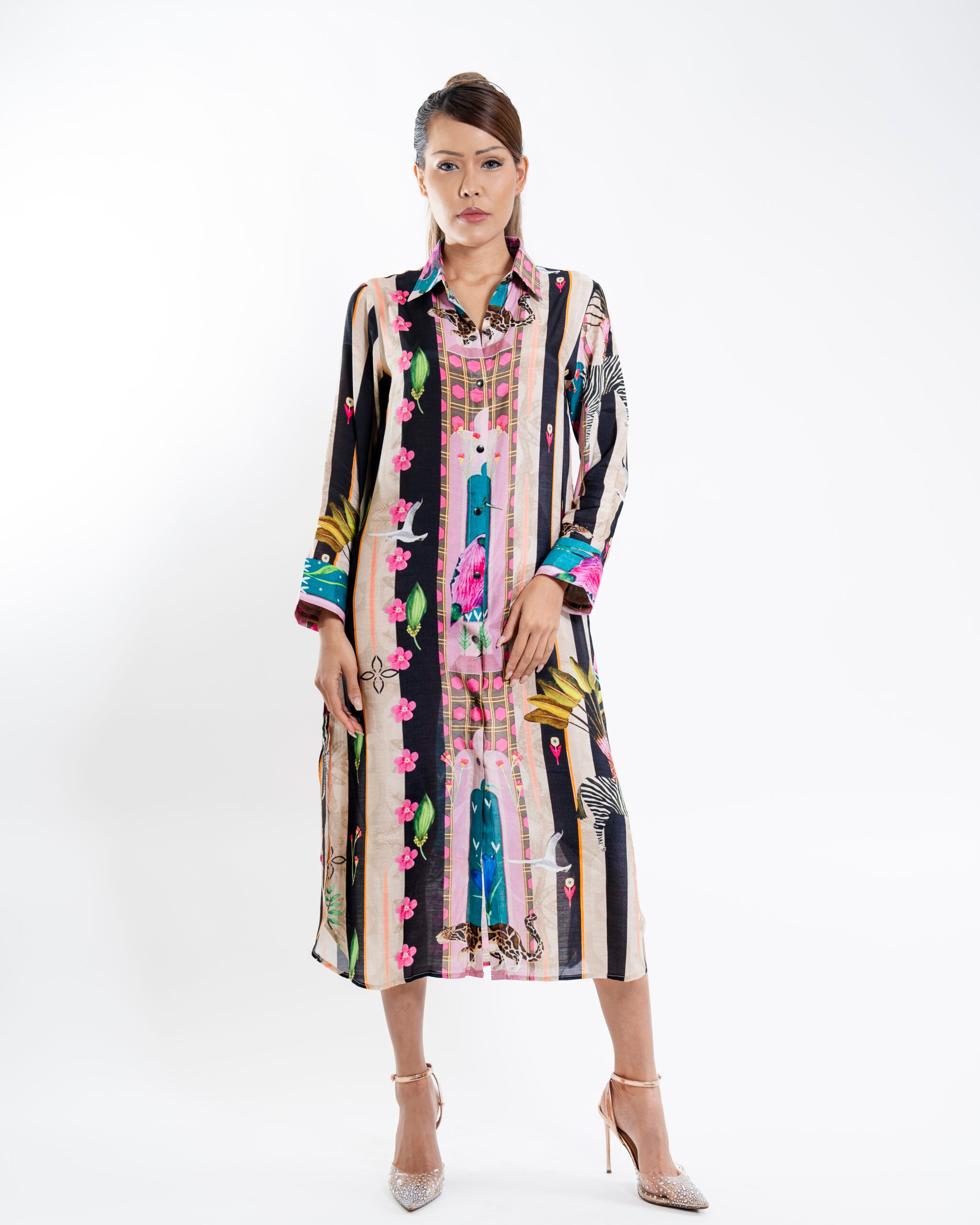 Luxe Comfy Slit Dress