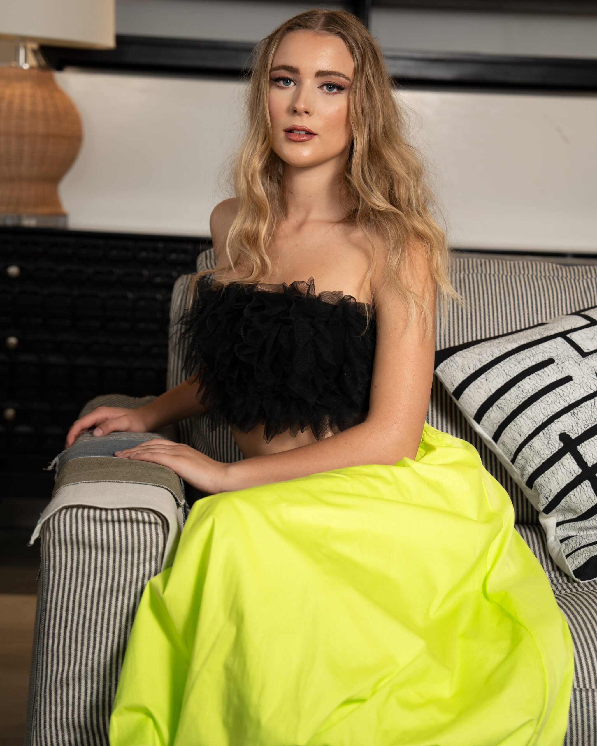 Lime Twist Skirt