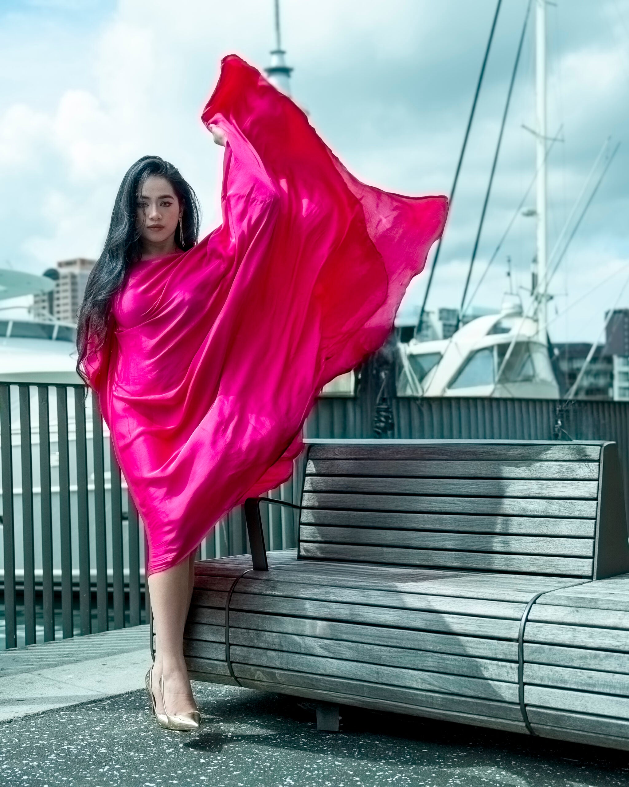 Silk Serenity Kaftan Dress