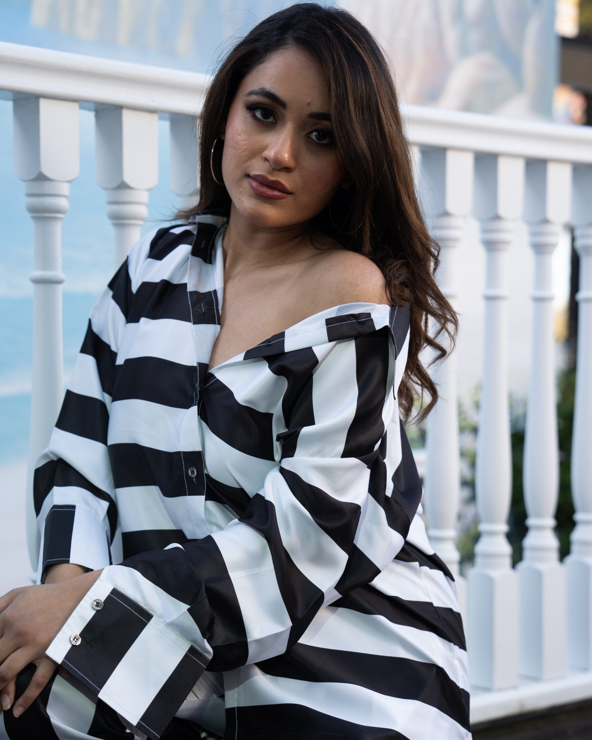 The Azure Line Edit Shirt