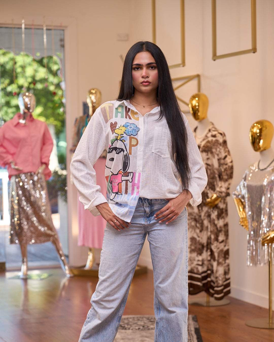 White Animalia Shirt