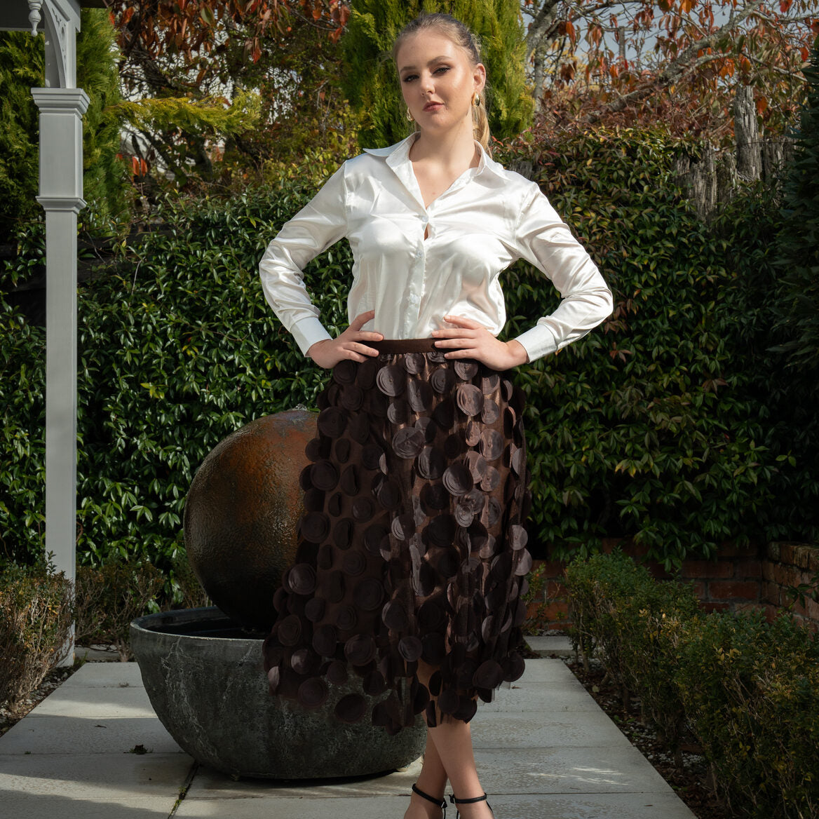 Eva Silk Skirt